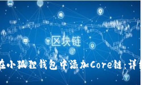 如何在小狐狸钱包中添加Core链：详细指南
